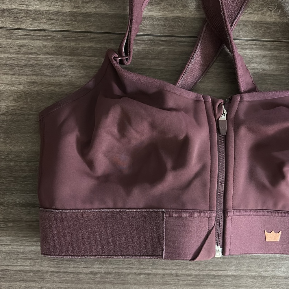 SHEFIT Purple Sports Bra - Picture 3 of 7